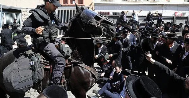 İsrail'de zorunlu askerlik karşıtı protesto!