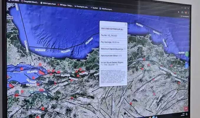 Vatandaşlar bölgelerindeki fay hatlarının geçmişini internette izleyecek