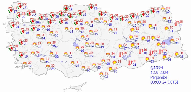 Meteoroloji saat verdi: İstanbul için kuvvetli sağanak uyarısı!