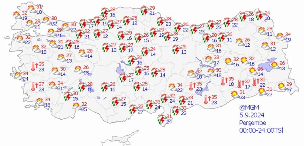 İstanbul ve 5 il için sağanak uyarısı!