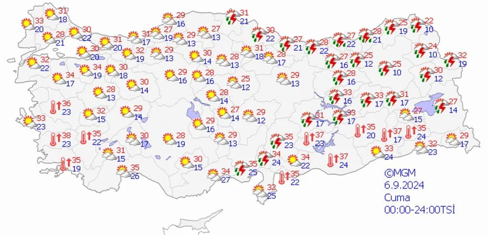 Meteoroloji 4 ili uyardı: Kuvvetli sağanak yağış kapıda!